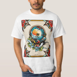 T-shirt Pélicans sur la Jetée Marina Côtière