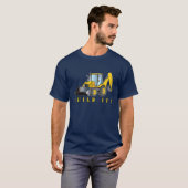T-shirt Pelle rétro : Construisez-la ! (Devant entier)