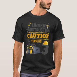 T-shirt Pelle sur chantier précaution 3e anniversaire