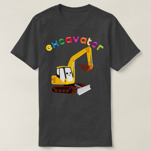 T-shirt pelleteuse (Design devant)