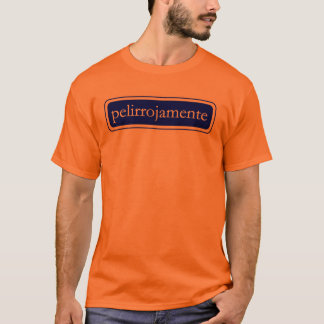 T-shirt pellirojamente