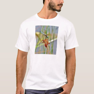 T-shirt Pelouse de berge et libellule