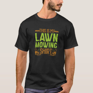 T-shirt Pelouse tondeuse à gazon Landscaper Grass coupe Ga