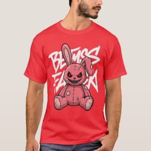 T-shirt Peluche de lapin méchant Halloween poupée effrayan