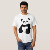 T-shirt peluche de panda (Devant entier)