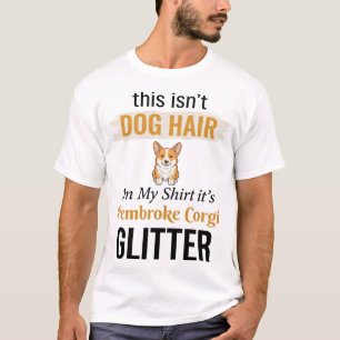 T-shirt Pembroke Corgi Pailleté Création Drôle pour Amateu