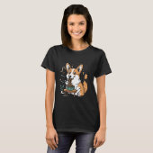 T-shirt Pembroke Funny Welsh Corgi Chien Mangeant Des Amat (Devant entier)