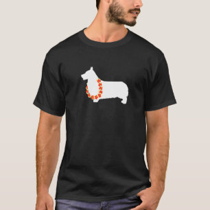 T-shirt Pembroke Welsh Corgi Aloha Hawaiian Lei Chien