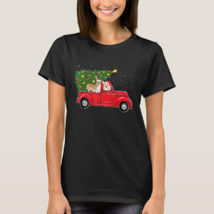 T-shirt Pembroke Welsh Corgi Chien de Noël Camion de voitu