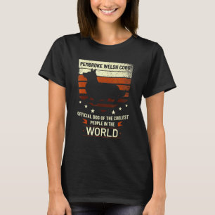 T-shirt Pembroke Welsh Corgi Chien Officiel Des Personnes