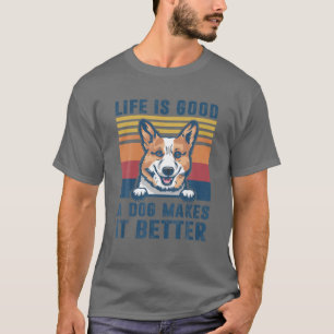 T-shirt Pembroke Welsh Corgi Chifts Drôle Chien Papa Maman