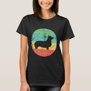 T-shirt Pembroke Welsh Corgi Corgi Rétro Vintage Chien