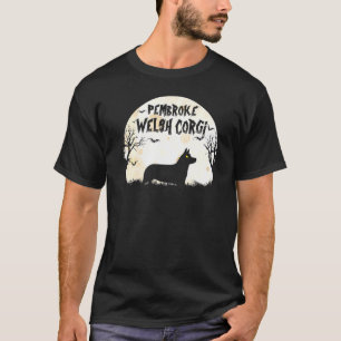 T-shirt Pembroke Welsh Corgi d'horreur d'Halloween