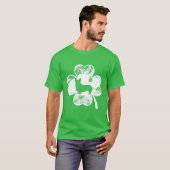 T-shirt Pembroke Welsh Corgi Jour de la Saint Patrick Homm (Devant entier)