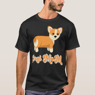 T-shirt Pembroke Welsh Corgi Mom Funny Dog Mama Corgi Love