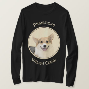 T-shirt Pembroke Welsh Corgi Peinture - Art Chien original