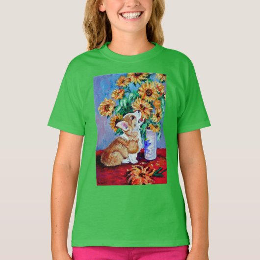 T-shirt Pembroke Welsh Corgi T shirt (Devant)