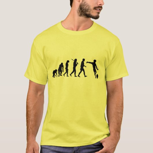 T-shirt Penalty d'évolution d'équipe de rugby de joueurs (Devant)
