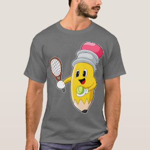 T-shirt Pencil Tennis Tennis Racket Sports