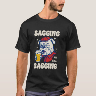 T-shirt Pendu Mais Toujours Drôle Grand-Père Bière