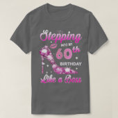 T-shirt Pénétrer Dans Mon 60 Anniversaire Comme Une Reine  (Design devant)