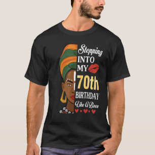 T-shirt Pénétrer Dans Mon 70e Anniversaire Comme Un Patron