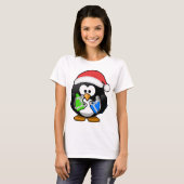 T-shirt Penguin avec cadeaux (Devant entier)