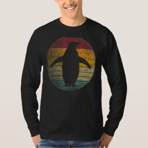 T-shirt Penguin Bird Retro Style Vintage les années 70 80s