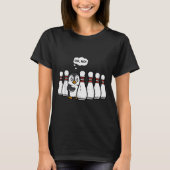 T-shirt Penguin Bowling Ns Oh No Funny Bowler Player Men W (Devant)