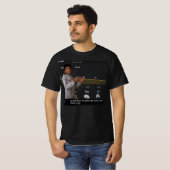 T-shirt Penguin Broadcasting Weather Report ! (Devant entier)