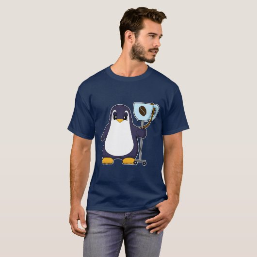 T-shirt Penguin Coffee Mug (Devant entier)