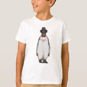 T-shirt Penguin comme Gentleman avec Casquette (Devant)