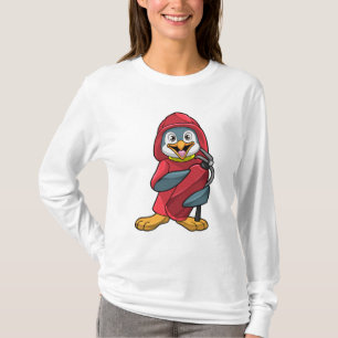 T-shirt Penguin comme pompier avec Extinguisher