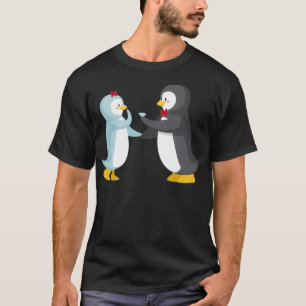 T-shirt PENGUIN COUPLES CADEAUX Mariage Anniversaire Engag
