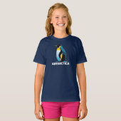 T-shirt Penguin de l'Antarctique (Devant entier)