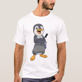 T-shirt Penguin en coiffure avec peigne (Devant)