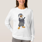 T-shirt Penguin en coiffure avec peigne (Devant)