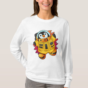 T-shirt Penguin en costume d'astronaute