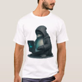 T-shirt Penguin Hacker (Devant)