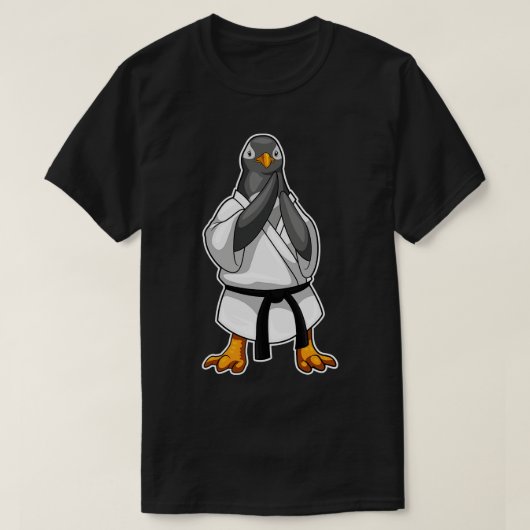 T-shirt Penguin Karate Arts martiaux (Design devant)
