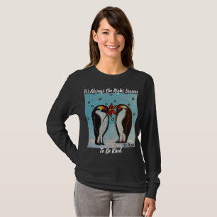 T-shirt Penguin Love Whimsical Art