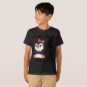 T-shirt Penguin Never Argue With A Short Girl Named A  (Devant entier)