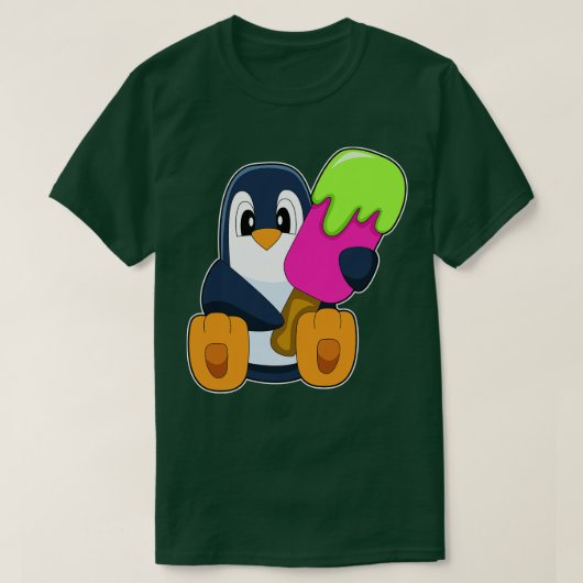 T-shirt Penguin Popsicle (Design devant)