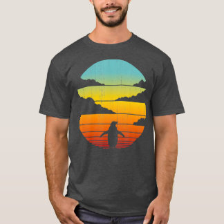 T-shirt Penguin Retro Vintage 60s les années 70 Hommes Cad