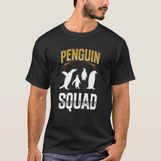 T-shirt Penguin Squad Cute Animal Penguins (Devant)