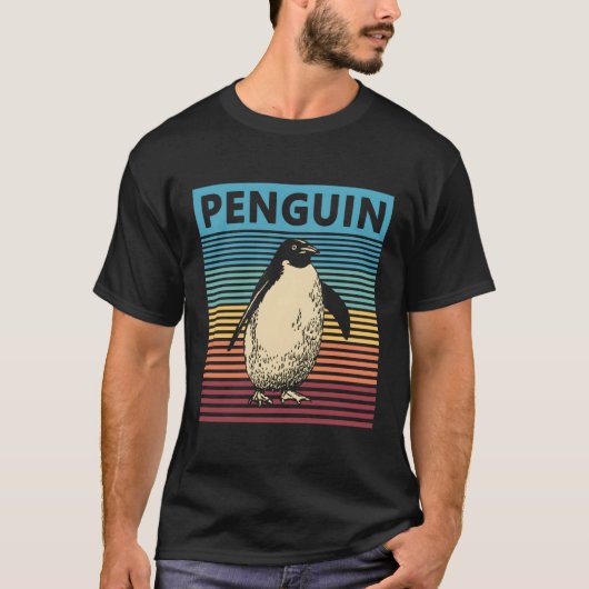 T-shirt Penguin style Penguin (Devant)