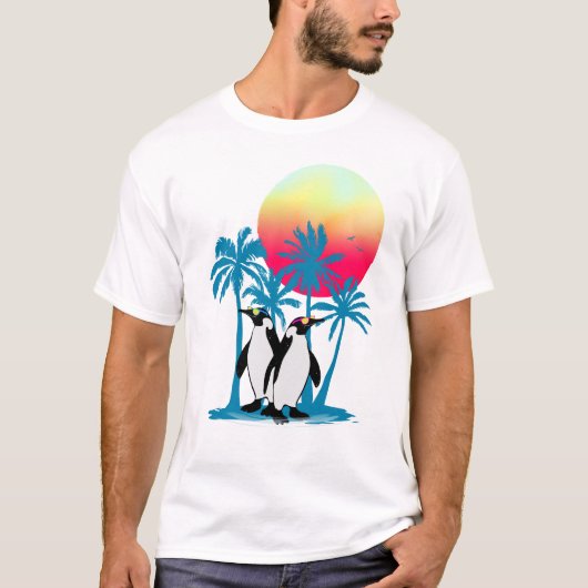 T-shirt Penguin summer vibes (Devant)