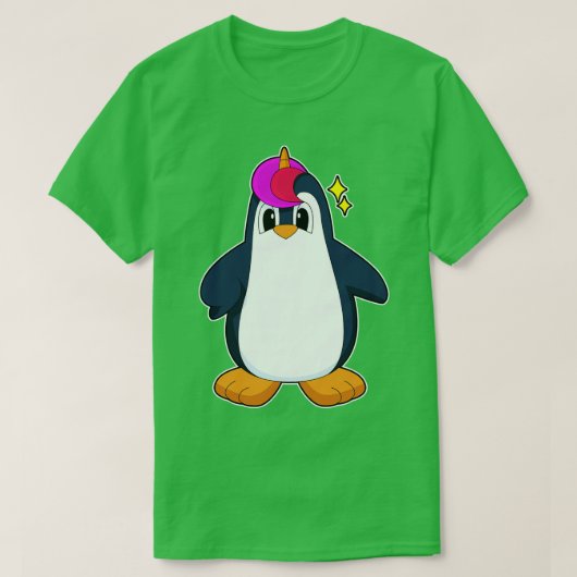 T-shirt Penguin Unicorn (Design devant)