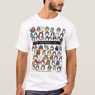 T-shirt Penguinality - visite de bonheur de pingouin