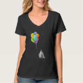 T-shirt Penguins Can't Fly cute penguin with Balloons no o (Devant)